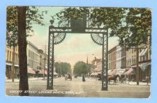 Buy New York Bath Liberty St Looking North Street Scene Through Iron Archway w~337