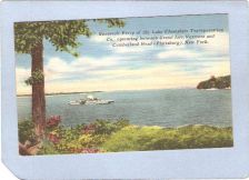 Buy New York Plattsburg Roosevelt Ferry Of The Lake Champlain Transportation C~1170