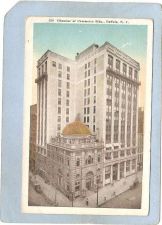 Buy New York Buffalo Chamber Of Commerce Bldg Street Scene Intersection w/Old ~2855