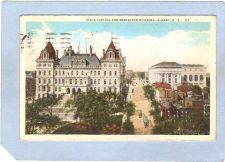 Buy New York Albany State Capitol & New Educational Building Street View w/Tro~455