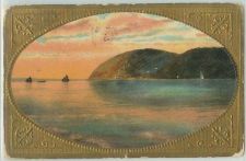 Buy New York View From Narrows Hudson River Gold Framed View of Hudson River~208