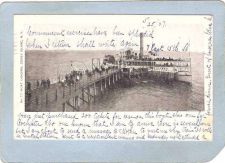 Buy New York Coney Island Amusement Park Postcard Boat Landing Coney Island Un~350