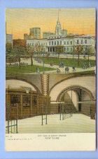 Buy New York NY City City Hall & Subway Station Top View Showing Large City Ha~250