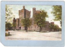 Buy New York Buffalo 74th Regiment Armory N G S Street Scene Intersection w/Tr~2779