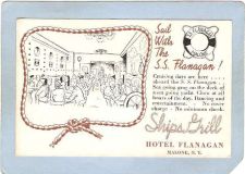 Buy New York Malone Advertising Card Hotel Flanagan w/Ad Sail With The S S Fla~1878