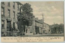 Buy New York Brownville West Side Main St Unpaved Road w/Old Buildings Horse a~214