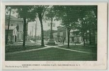 Buy New York Baldwinsville Genesee St Looking East Long Shot Of Street w/Old B~272