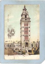 Buy New York Coney Island Amusement Park Postcard Dreamland Tower w/Silver Spa~407