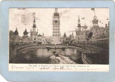 Buy New York Coney Island Amusement Park Postcard Luna Park The Lake Of Shooti~453