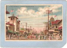 Buy New York Coney Island Amusement Park Postcard Surf Ave Coney Island w/Old ~360