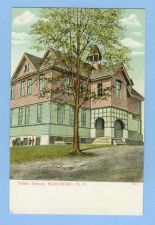 Buy New York Marlboro Public School View of Old School Building w/Children nea~382