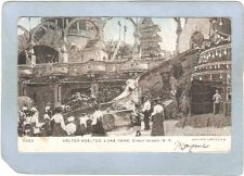 Buy New York Coney Island Amusement Park Postcard Luna Park Helter Skelter Sli~435