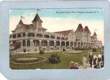 Buy New York Brighton Beach Amusement Park Postcard Brighton Beach Hotel top_b~321