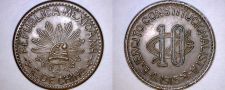 Buy 1915 Revolutionary Mexico Chihuahua 10 Centavo World Coin