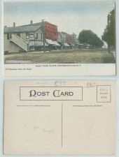 Buy New York Franklinville West Park Place Unpaved Roadway Old Buildings Copyr~121