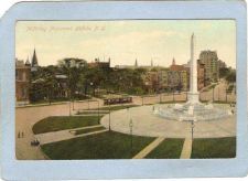 Buy New York Buffalo McKInley Monument Street Scene w/Trolley Car ny_box4~2587