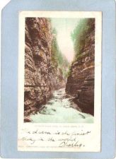 Buy New York Ausable Chasm Up Fro Table Rock Undivided Back ny_box5~1513