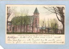 Buy New York Chautauqua Presbyterian Church & East Main Street Undivided Back ~1865