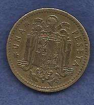 Buy Spain 1 Peseta 1953 Coin