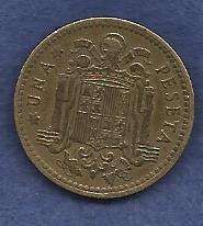 Buy Spain 1 Peseta 1953 Coin