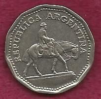 Buy ARGENTINA 10 Pesos 1963 EQUESTRIAN COIN-GAUCHO