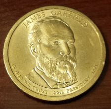 Buy 2011-P James Garfield Presidential Dollar (5722)