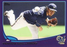 Buy 2013 Topps Toys R Us Purple #149 - Yovani Gallardo - Brewers