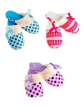 Buy Iris Women's Slippers Size 5-6, 7-8, 9-10 With Satin Bow, Blue, Pink & Purple