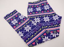 Buy SIZE XL Womens Ankle Leggings NO BOUNDARIES Fair Isle Print Skinny Leg Inseam 28