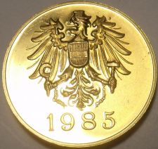 Buy Austria 1985 Proof Set Medallion~Screaming Eagle~Free Shipping