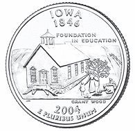 Buy 2004-D IOWA GEM UNCIRCULATED STATE QUARTER~FREE SHIP~