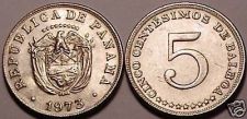 Buy UNCIRCULATED PANAMA 1973 5 CENTESIMOS~EAGLE~FREE SHIP~