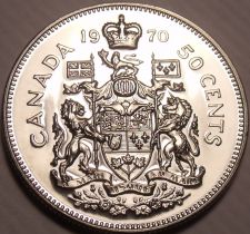 Buy Proof Canada 1970 50 Cents~645,869 Minted~We Have Canadian Coins~Free Shipping