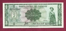 Buy Paraguay 1 Guarani 1952 Banknote A27527847 - Withdrawn from Circulation - UNC