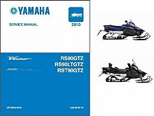 Buy 2010-2011 Yamaha RS Vector / RS Venture Snowmobile Service Manual CD - RS90 90