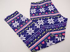 Buy Womens Ankle Leggings SIZE XL NO BOUNDARIES Fair Isle Print Skinny Leg Inseam 28