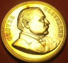 Buy Gem Unc Grover Cleveland Presidential Bronze Inauguration Medallion~Free Ship