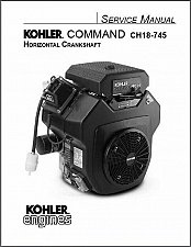 Buy Kohler Command CH18-745 Models Service Repair Manual CD CH20 CH22 CH23 CH25 CH26