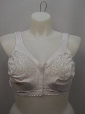 Buy BRA 46B Women Bra Magic Lift Soft Cup Solid White Wire Free Front Closure Adjust