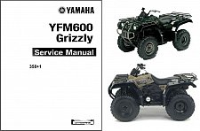 Buy 1898-2001 Yamaha YFM600 Grizzly 600 ATV Service Repair Manual CD .. YFM 600