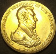 Buy Gem Unc Andrew Jackson Presidential Bronze Inauguration Medallion~Free Shipping