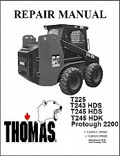 Buy Thomas T225 T243 T245 HDS HDK Protough 2200 Service Repair Manual CD 225 243 245