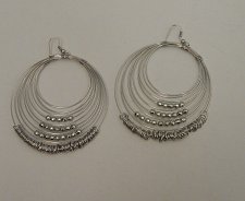 Buy Womens Earrings Fashion Silver Hoops FASHION JEWERLY Drop Dangle Hooks