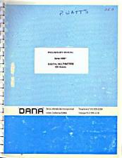 Buy Dana Series 4400 Digital Multimeters Preliminary Manual :: FREE Shipping