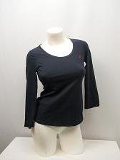 Buy Sleepshirt NAUTICA Women SIZE XS Solid Navy Blue Scoop Neck ¾ Sleeves Pullover