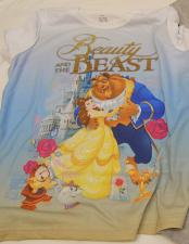 Buy DISNEY Girls Graphic Tees BEAUTY AND THE BEAST Size XL 14-16 Short Sleeves