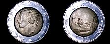 Buy 1989 Italian 500 Lire World Coin - Italy