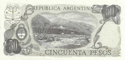 Argentina 50 Peso Bill