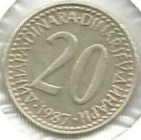 YUGOSLAVIA 1987 20 PARA COIN KM#29