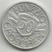 1947 Austria 50 Groshen F